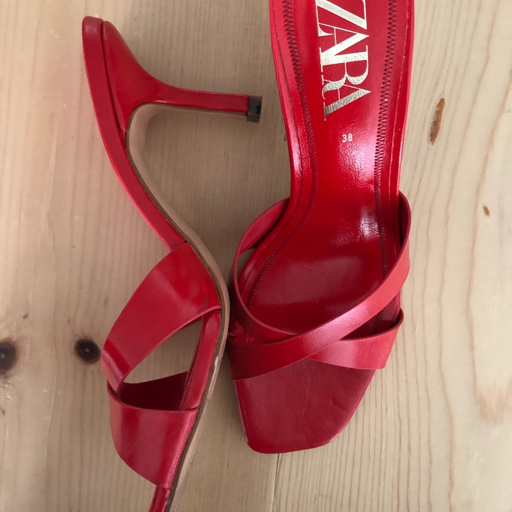 Zara sandals heels 38